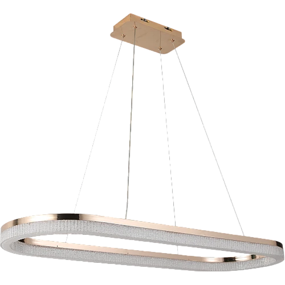 نجف مودرن L 1000*350 ذهبي لون الانارة 3اضاءات 55 واط