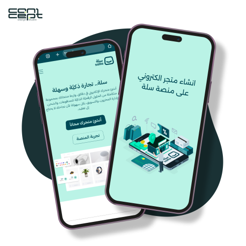 انشاء متجر على سلة (4 تصاميم + اشتراك سلة)