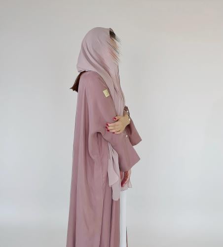 Pink abaya