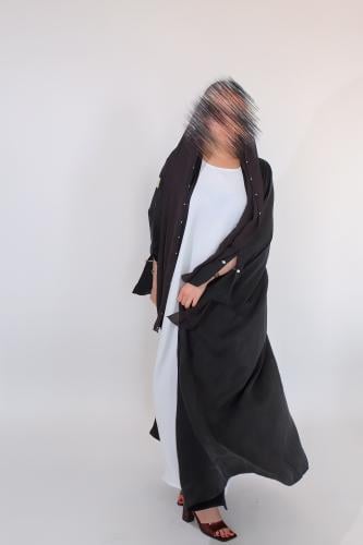 Grey abaya