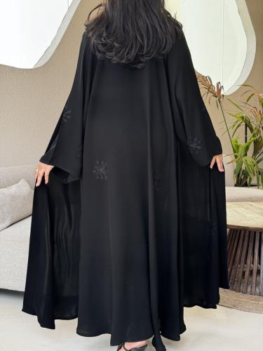 عبايه كريب بلقيس دبل كلوش هاري شغل يد