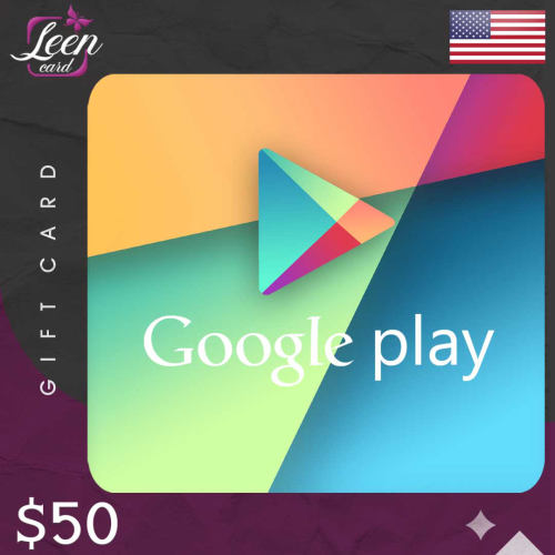 بطاقة Google Play بقيمة 50 دولار - حساب الولايات ا...