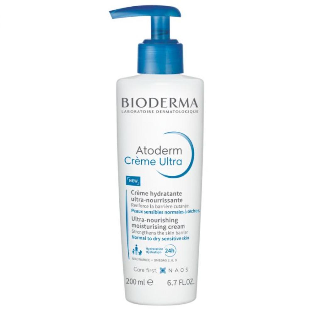 بايوديرما أتوديرم كريم ألترا للتغذية والترطيب - Bioderma Atoderm Crème Ultra Utra-Nourishing Moisturising Cream 200ml