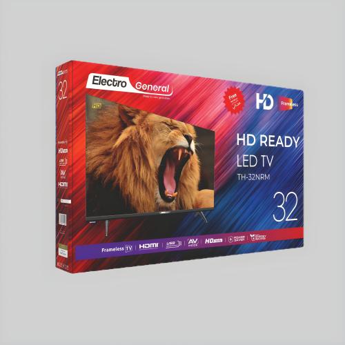 شاشة إلكترو جنرال LED مقاس 32 بوصة بدقة HD 2K مع ح...
