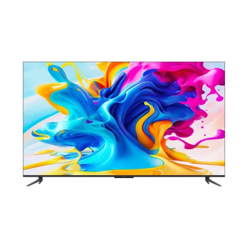 شاشة TCL سمارت، 55 بوصة، QLED، 4K، Google TV، دولبي - موديل 55C645