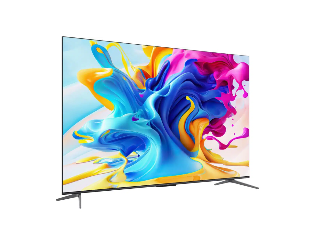 شاشة TCL سمارت، 55 بوصة، QLED، 4K، Google TV، دولبي - موديل 55C645