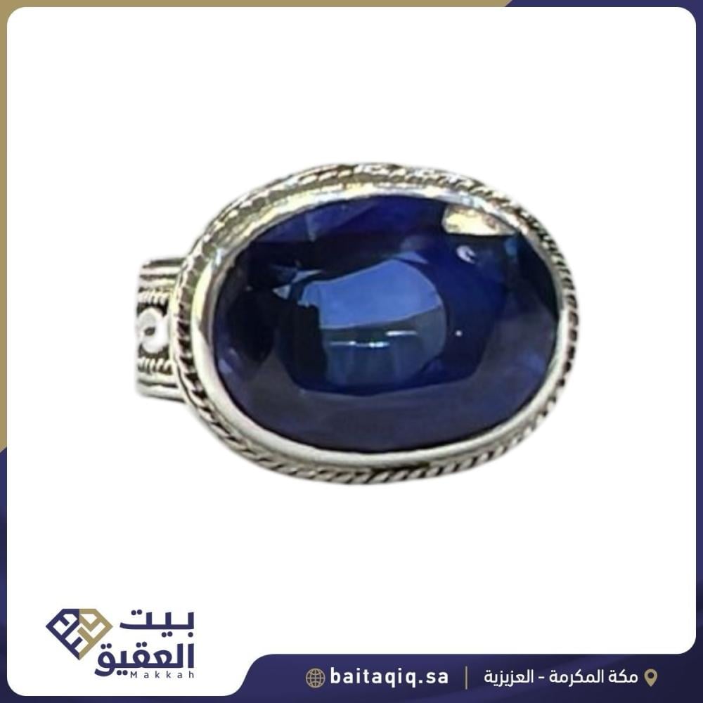 خاتم زفير افريقي صياغة نجرانية سلك ظفيرة