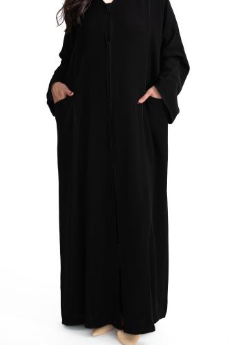 عباية قيطان مع جيوب قماش ملكي