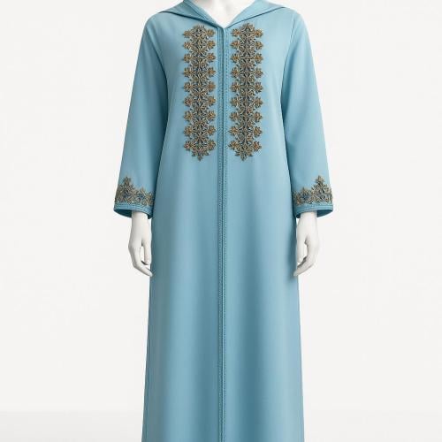 جلابية شك و تطريز