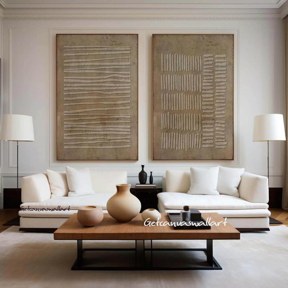 طقم لوحات كانفس ثنائي