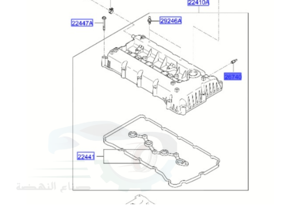 267402G000 بلف التبخير PCV هيونداي اصلي