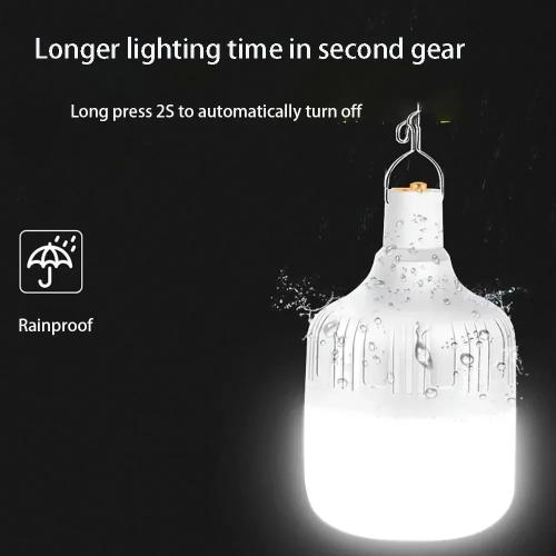 مصباح تخييم LED قابل لإعادة الشحن