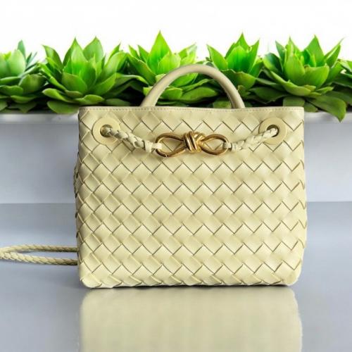 Andiamo Top handle bag with signature knot detail - Top Brand Andiamo Top handle bag with signature knot detail - Top Brand