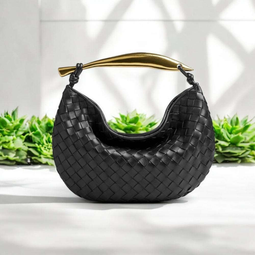 BOTTEGA VENETA サーディン メタル トップハンドル レザー BOTTEGA】ラムスキン☆サーディン トップハンドルバッグ
