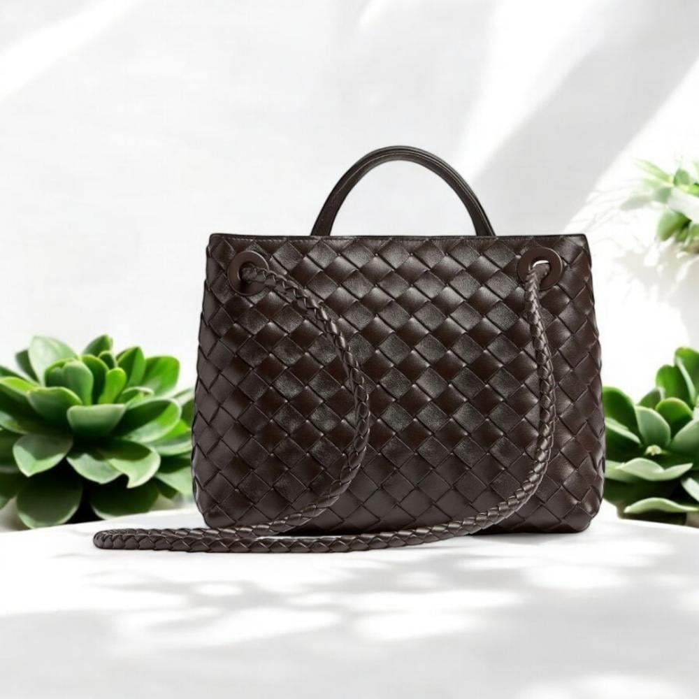 Andiamo Top handle bag with signature knot detail - Top Brand Andiamo Top handle bag with signature knot detail - Top Brand