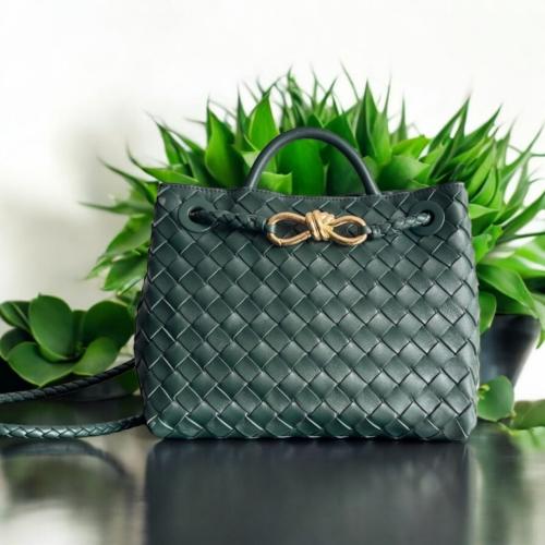 Andiamo Top handle bag with signature knot detail - Top Brand Andiamo Top handle bag with signature knot detail - Top Brand