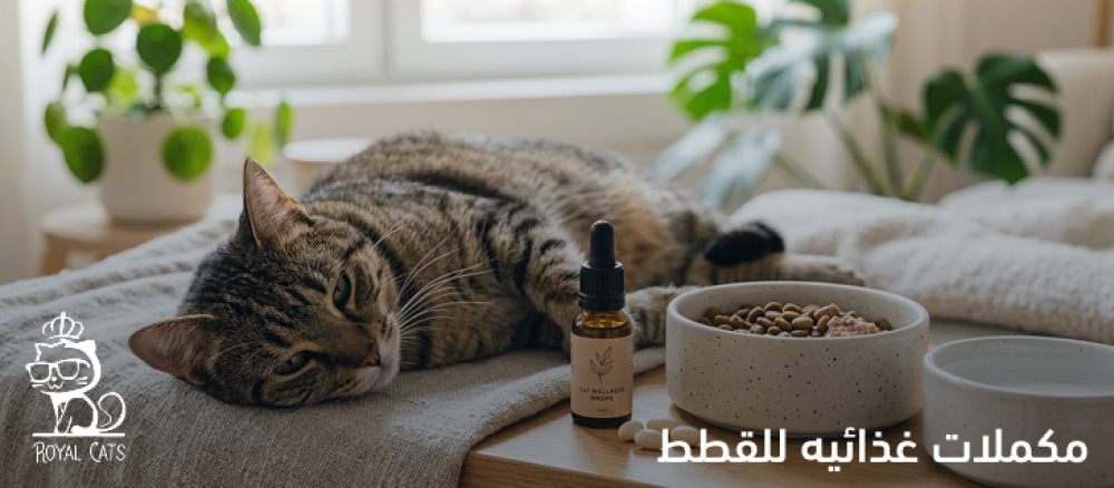 مكملات غذائيه للقطط