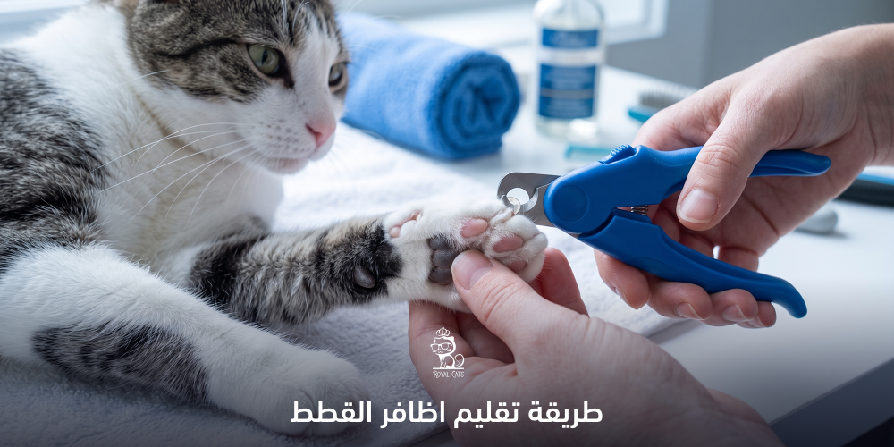 طريقة تقليم اظافر القطط