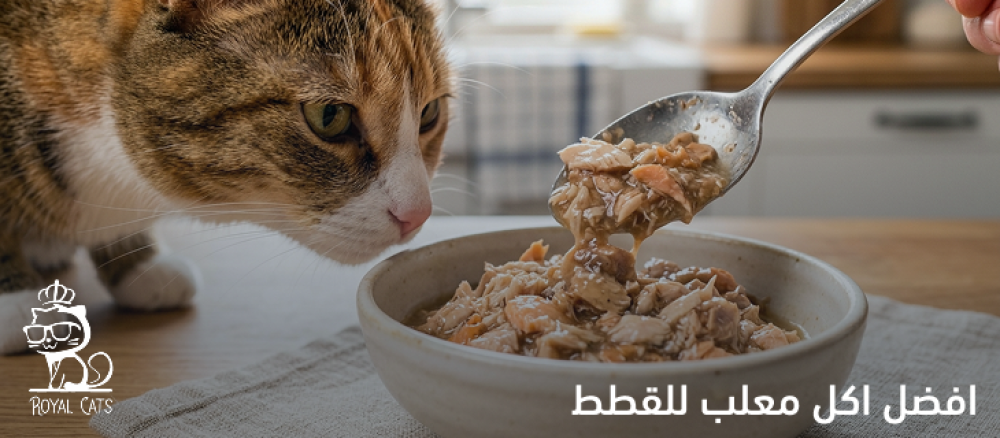 افضل اكل معلب للقطط