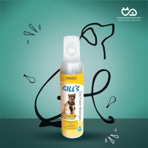 Gill's Dogs & Cats Dry Foam Shampoo 230ml
