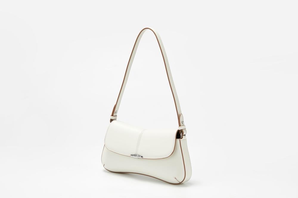 White shoulder bag