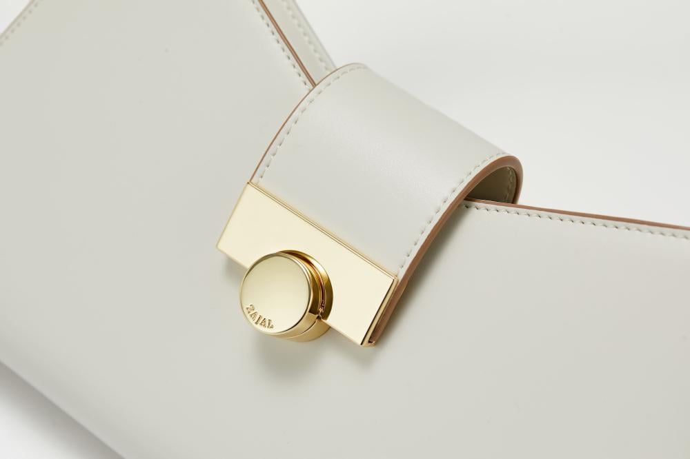 زجل - حقيبة كتف - مقبض واحد لون أبيض