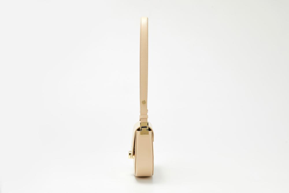 زجل -حقيبة كتف - مقبض واحد لون بيج