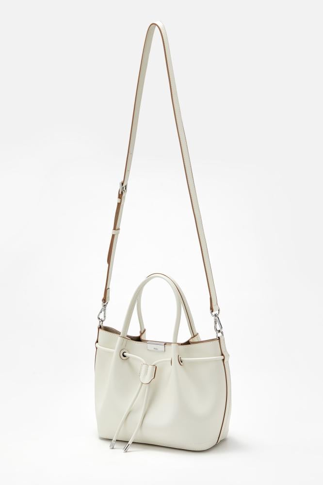 زجل - حقيبة دلو - مقبض واحد لون أبيض