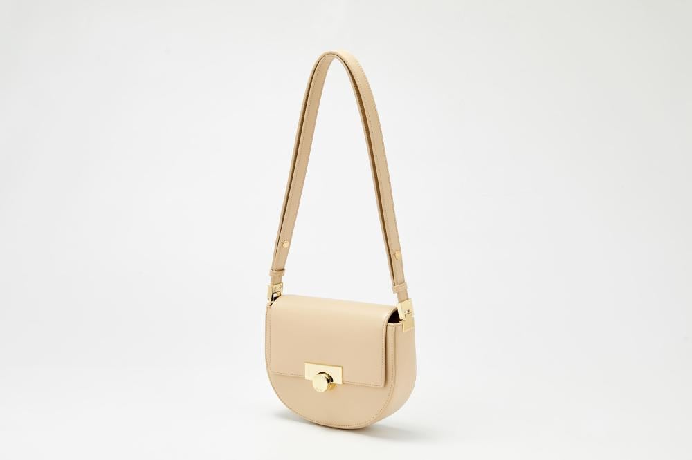 زجل -حقيبة كتف - مقبض واحد لون بيج