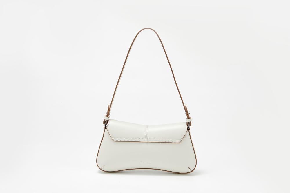 White shoulder bag