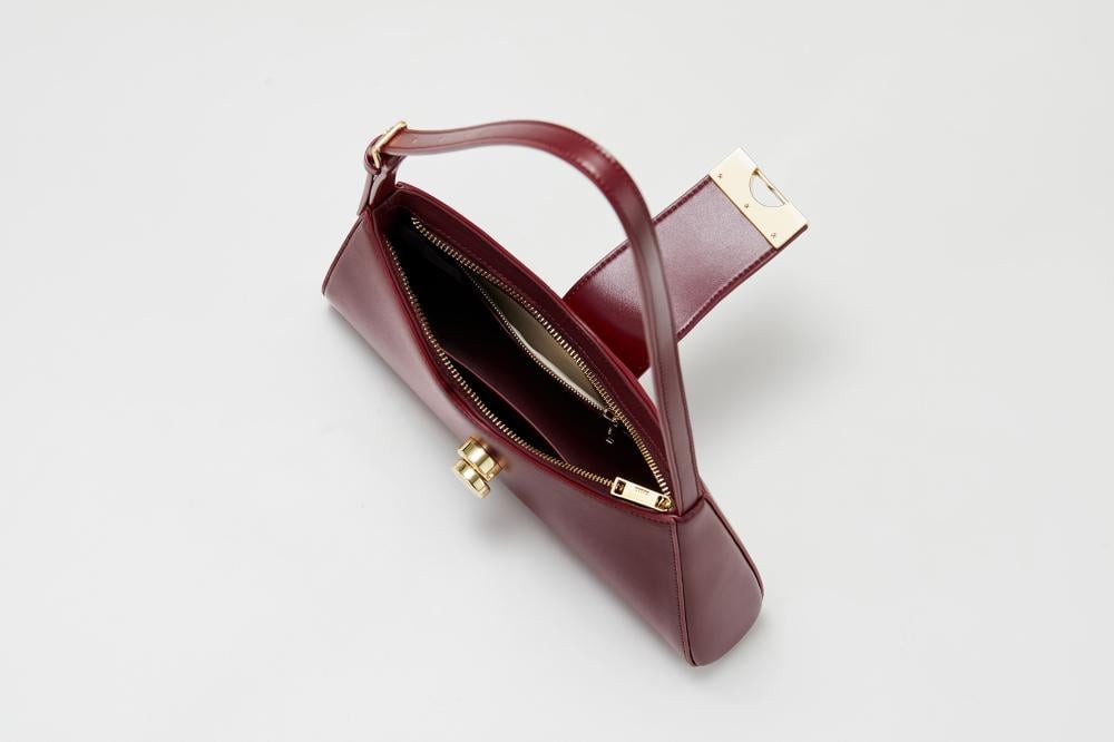 Burgundy bag