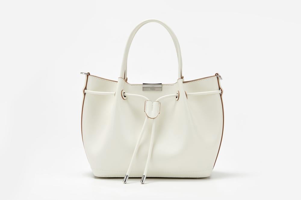 زجل - حقيبة دلو - مقبض واحد لون أبيض