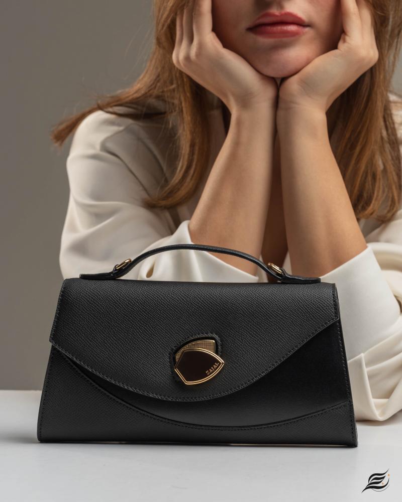 زجل - حقيبة كلاتش - مقبض واحد "أسود"