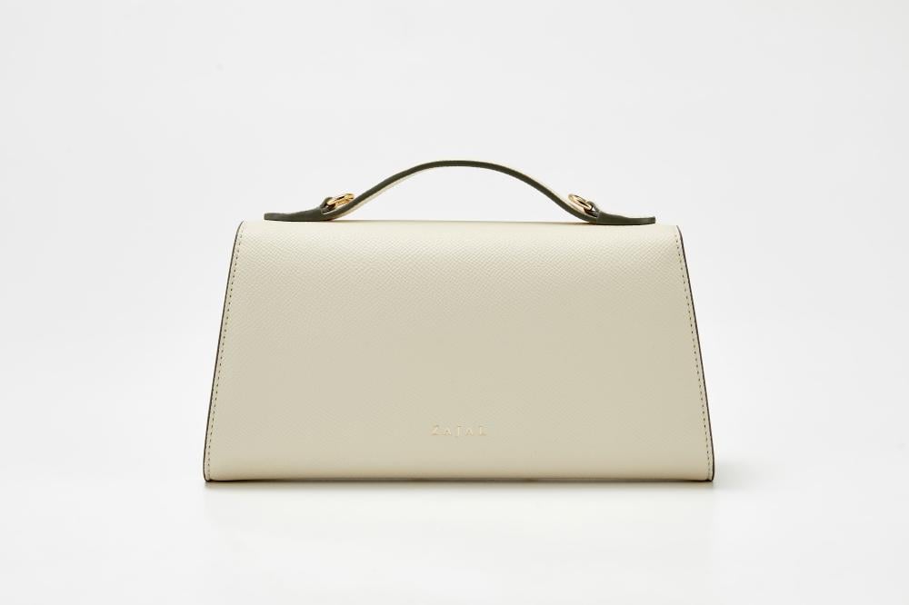 ZAJAL Clutch Bag- Single Handle WHITE Color