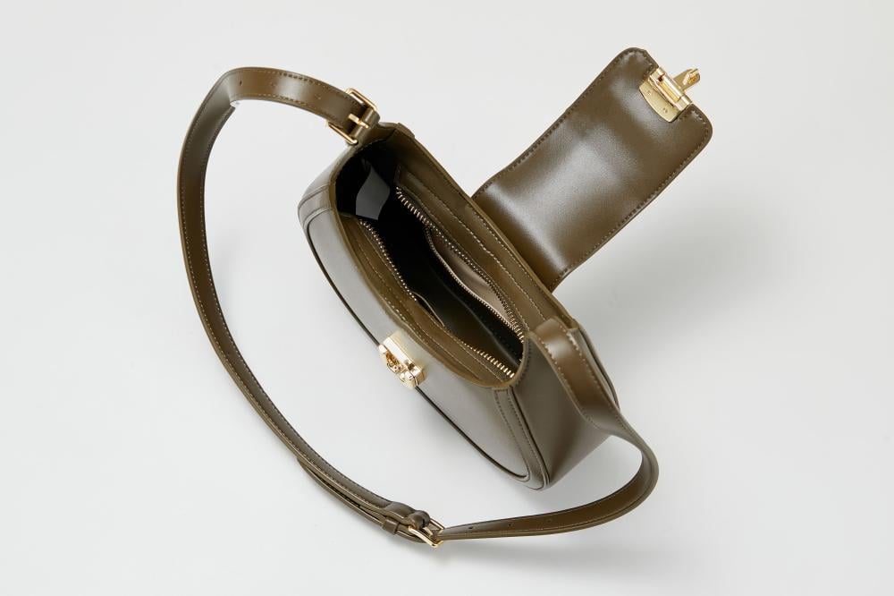 زجل - حقيبة كتف - مقبض واحد لون الزيتون