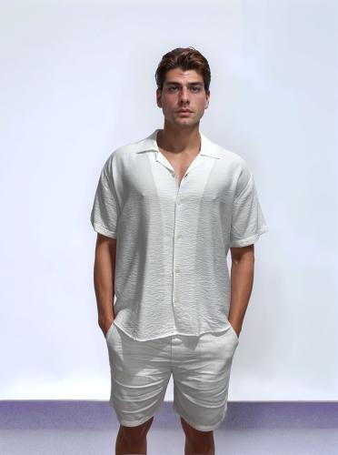 قميص ابيض قصير -White Shirt