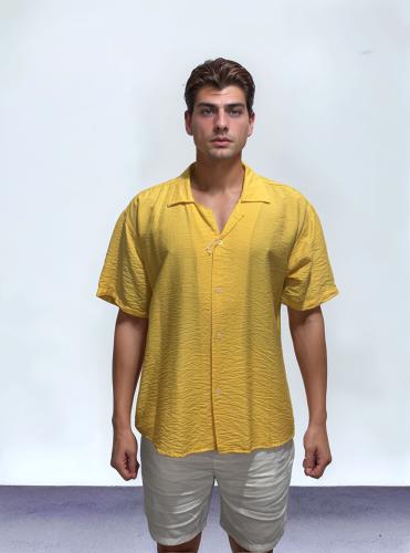 قميص اصفر قصير -Yellow Shirt