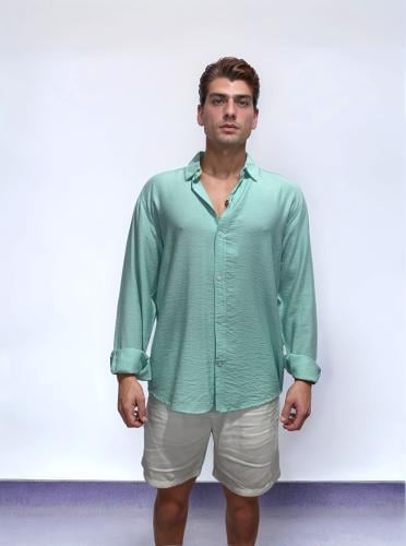 قميص سماوي -بحري -Sky blue Shirt