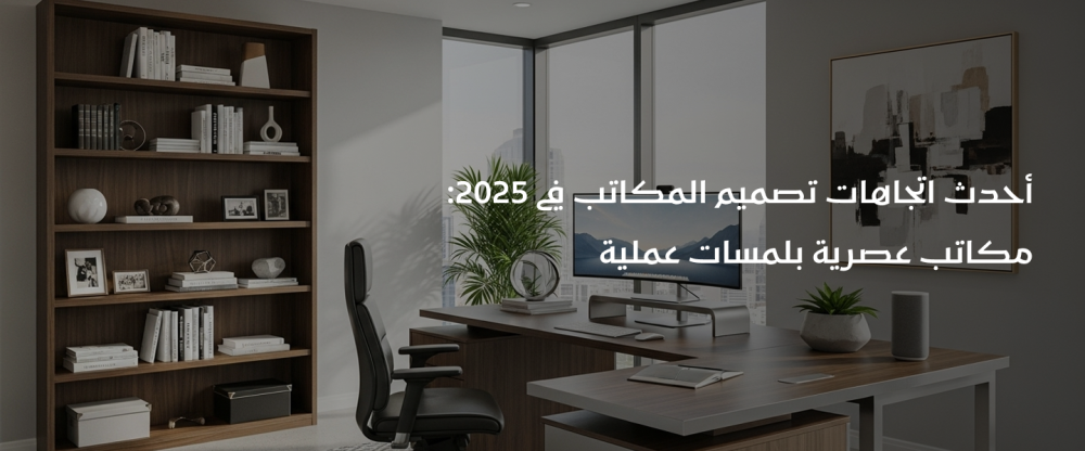 أحدث اتجاهات تصميم المكاتب في 2025: مكاتب عصرية بلمسات عملية
