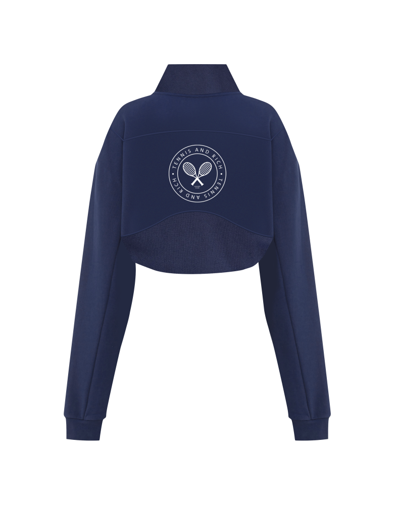 Navy Blue cropped jacket