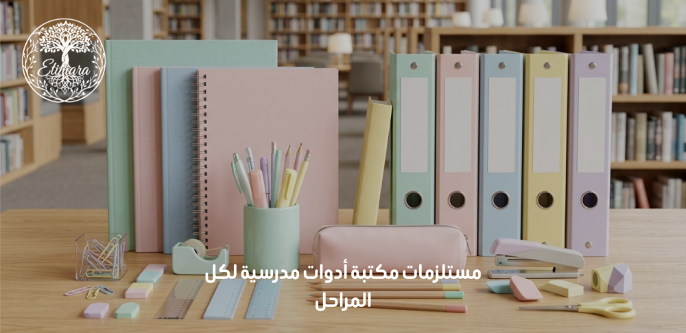 مستلزمات مكتبة أدوات مدرسية
