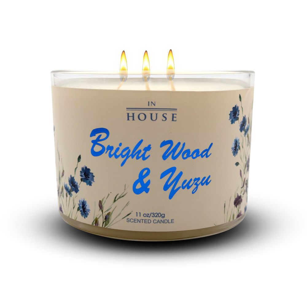 شمعة برايت وود اند يوزو 320 جرام