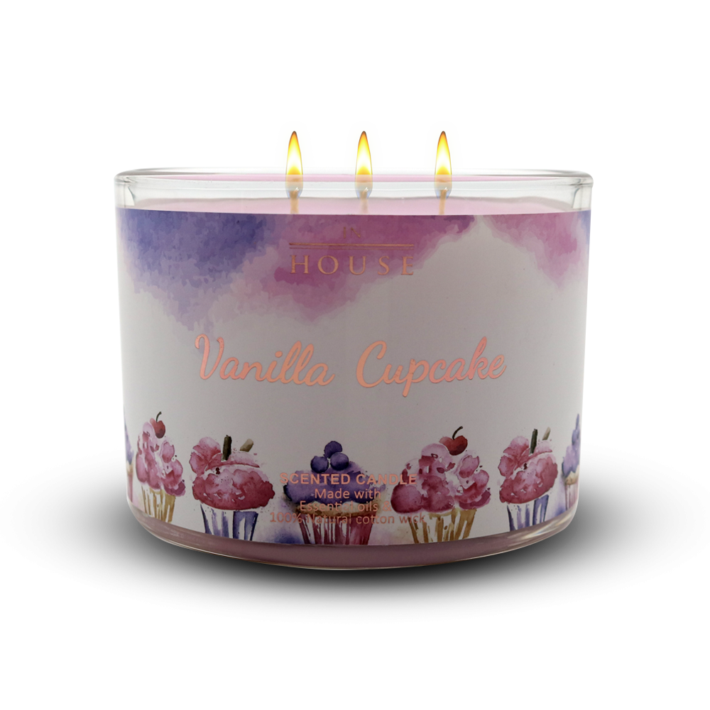 شمعة فانيلا كب كيك 320 جرام