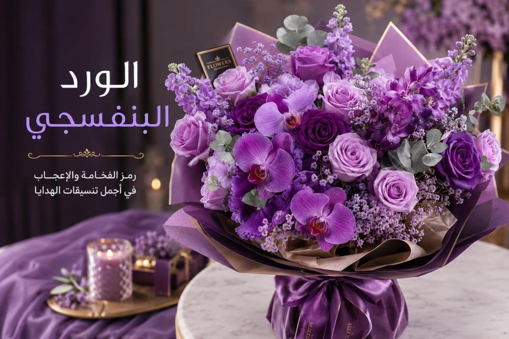 الورد البنفسجي الفاخر لهدايا ومناسبات السعودية