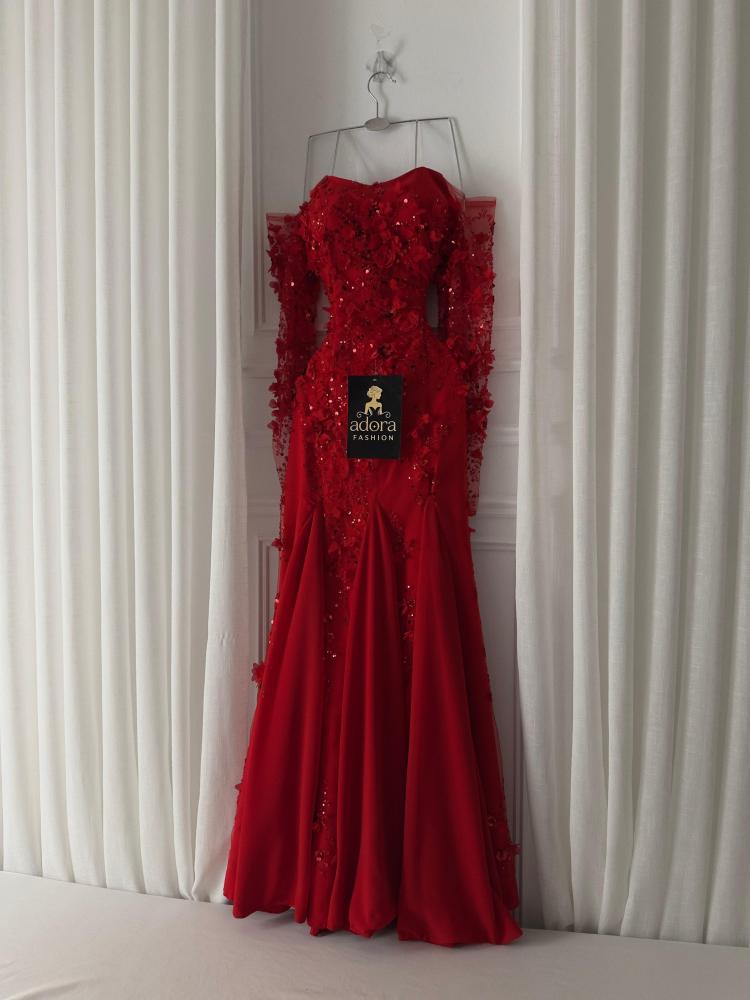 فستان سهره احمر