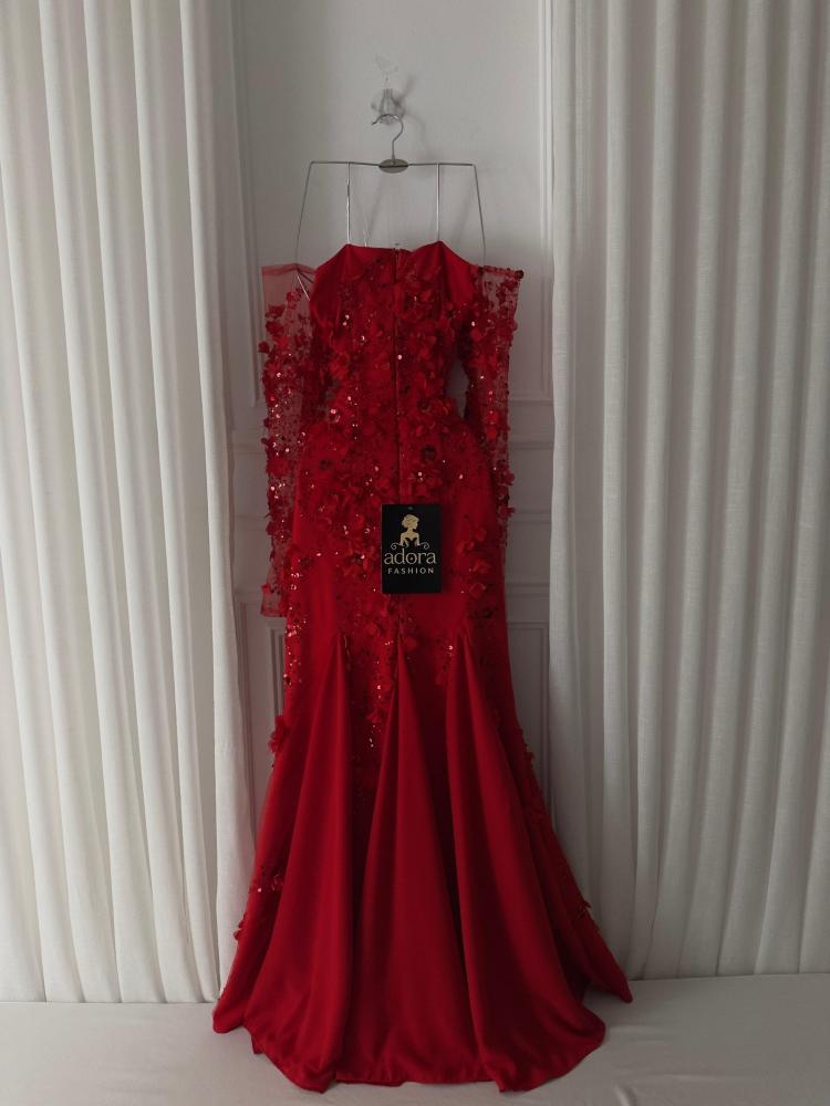 فستان سهره احمر