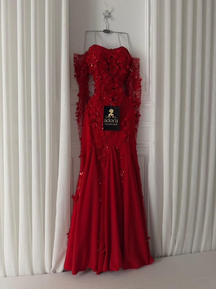 فستان سهره احمر