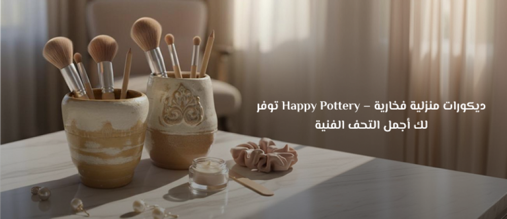 ديكورات منزلية فخارية – Happy Pottery توفر لك أجمل التحف الفنية