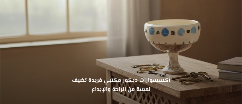 أكسسوارات ديكور مكتبي فريدة تضيف لمسة من الراحة والإبداع