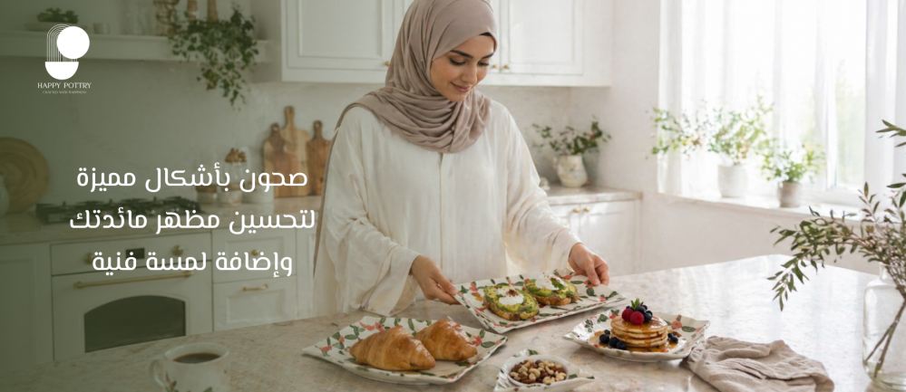 صحون بأشكال مميزة لتحسين مظهر مائدتك وإضافة لمسة فنية